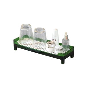 Bathroom toilet shelf toothbrush shelf mouthwash cup tray wash countertop light luxury cosmetics storage box