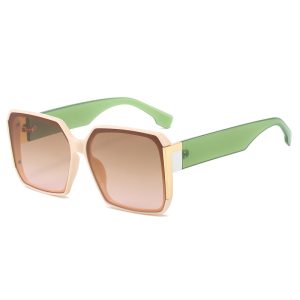 European and American retro square frame luxury trend women's sunglasses fashion retro outdoor men's sunscreen cross-border sunglasses