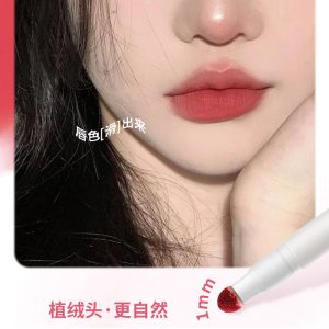 Lip Powder Cream Mousse Fine Fleece Lip Powder Cream Cushion Lip Cream Matte Lip Glaze Female Affordable Student Plain Makeup White Lipstick Lips