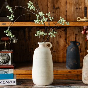 Small vases with small mouths Vases Vases Vases Wabi-sabi Vegetarian Ornaments Living Room Flower Arrangements Simple Home Decorations Flower Vessels