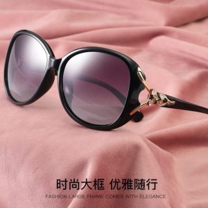 New sunglasses ladies fox head large frame hollow korean version slim sunglasses fashion trend gradient glasses outdoor