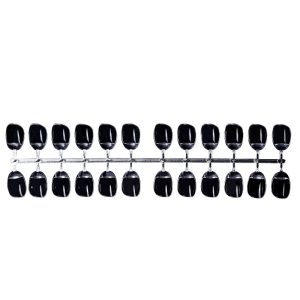 Nail pattern nail display board practice nail salon toenail square and round style display booklet transparent natural color