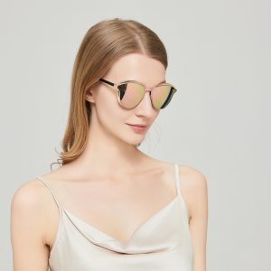 New cross-border polarized sunglassesEuropean and American fashion ladies retro round anti-ultraviolet dazzling high-end sunglasses