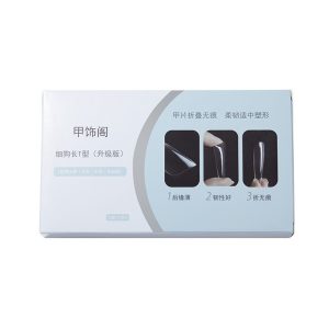 Nail Decoration Pavilion New Long Ladder Thin Dog Long Tip Frosted Transparent Nail Patch Nail Shop Special Thickened Non-Marking Nail Patch