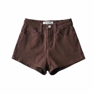 Denim shorts women's summer new Korean version stretch European and American tight buttocks lifting small spring versatile hot pants tide