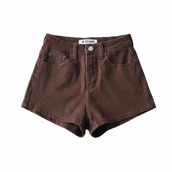 Denim shorts women's summer new Korean version stretch European and American tight buttocks lifting small spring versatile hot pants tide - Image 5