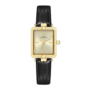 Love Pisno Watch Women's 2024 New Quartz IB6698 Belt Model Exquisite Retro Simple Watch