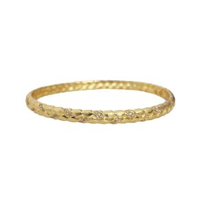 Italy vintage French brushed wheat ear woven bracelet women's niche design is exquisite, fashionable, and high-end