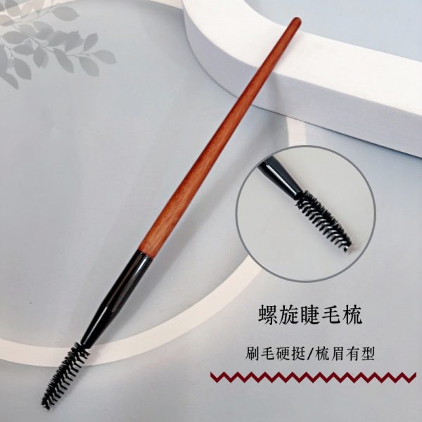 Cangzhou makeup brush, spiral brush, eyebrow sweeping, eyebrow comb, eye mascara, hard eyelash brush, long rod bendable