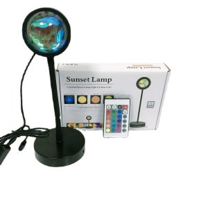 Sunset sunset lamp landing creative metal table lamp sunset led projection lamp light luxury ins wind table lamp atmosphere lamp