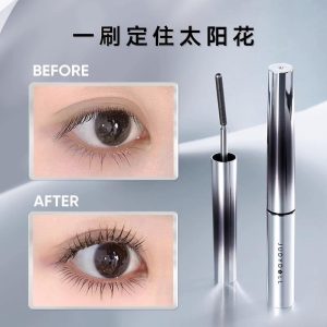 Judydoll orange steel tube mascara is three-dimensional and slender, not easy to blend brown, thick curls, natural sunflowers
