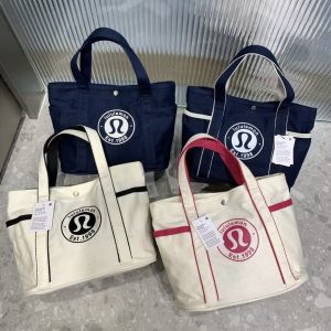 lulu Daily Mini Multi Pocket Mini Tote 6.5L Lunch Box Bag Cute Casual Handbag Lady