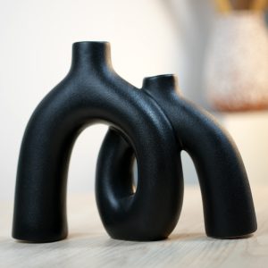 Nordic Dried Flowers Home Decoration Companion Vases Hydroponic Stoneware Particle Vases Ornaments Living Room Flower Arrangement Ceramics