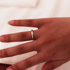 Vona cross-border exclusive for custom European and American simple rings, personalized signature engraving rings, minimalist rings