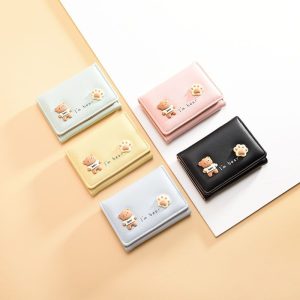 Korean version of ladies wallet short girl simple student multi-card clutch bag new wallet coin purse wholesale