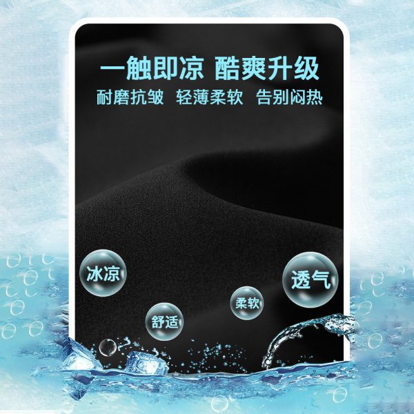 Quick-drying ice silk five-point pants men's summer foreign trade thin Hong Kong style loose large size wear big pants sports shorts - Image 4