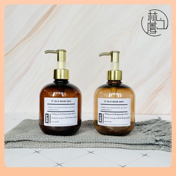 ✅ Lotion pressing dispensing bottles, empty bottles, shampoo, hand sanitizer, shower gel, bathroom, soft decoration, hotel model room