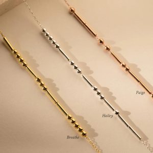 Morse code necklace beaded necklace Amazon cross-border new personality sweet cool style women's fashion commuting jewelry