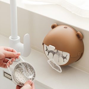 Plastic wrap sleeve storage box, wall hanging disposable plastic wrap storage rack, sink filter storage bag cross-border
