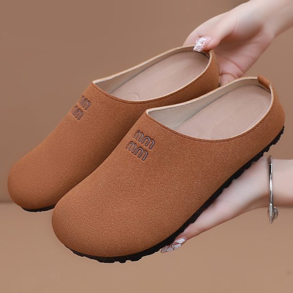 Shoes, women's shoes, versatile summer Birkenstock half slippers, slippers, fashionable polyurethane casual shoes, drop shipping - Image 2