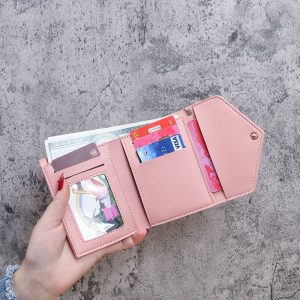 New style wallet female short multi-card position ladies small wallet mini student small clutch fashion coin purse clutch bag