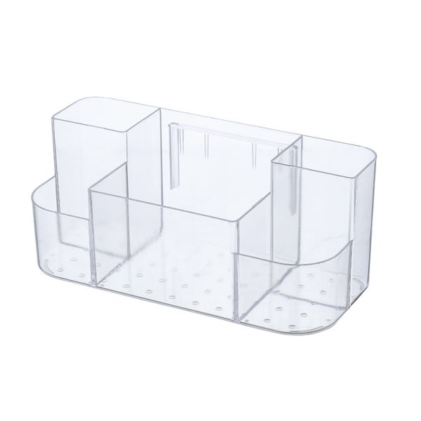 Plastic wall mounted cosmetic storage box home bathroom free toilet compartment toiletry rack - Image 5