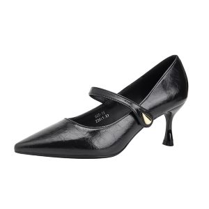 G60-11 Huilia French high-end single shoes women's 2025 new pump slender heel pointed temperament high heels
