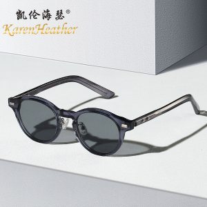 New TR90 frame pin sunglasses 28033 versatile rivet sunglasses street photography versatile anti-blue light flat light mirror