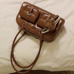 South Wind Chio2nd Samba Lounge Pillow Bag Bag Women's Autumn Vintage Boston Bag Commuter Tote Shoulder Bag