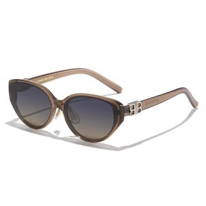Retro cat-eye sunglasses women's high-end sense is suitable for square face sunscreen glasses seaside anti-UV men's sunglasses