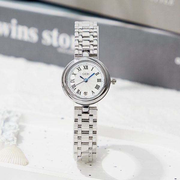 Cody Light Luxury Premium Steel Strap Watch Small and Exquisite Solid Stainless Steel Watch Women's Waterproof Quartz Watch