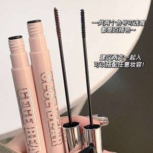 Gege bear, long curl mascara, small brush head is thick, long-lasting, waterproof, and non-smudge-free