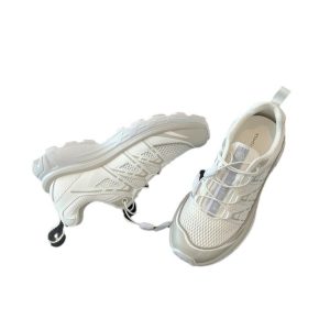 Grape mom studiolee leather platform sole heightened sporty style drawstring light casual color-blocked dad shoes for women