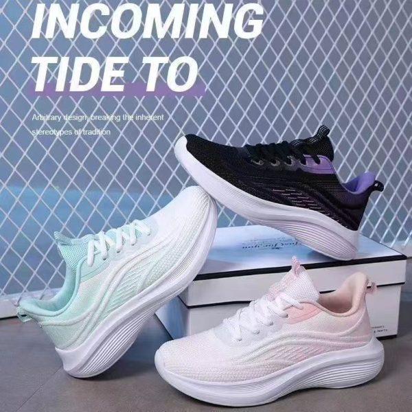 New Summer Women's Shoes, Running Shoes, Sneakers, Casual Versatile, Casual Fashion, Soft Sole, High Stretch Mesh, Light Running Shoes