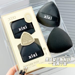 xixi black pineapple triangle puff air cushion dry and wet use non-powder makeup sponge ultra-soft foundation special