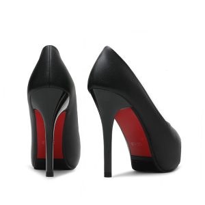 589-6 High Heels Women's Platform Thin Heel Fish Mouth 12CM Sexy Professional Single Shoes Small Size Women's Shoes