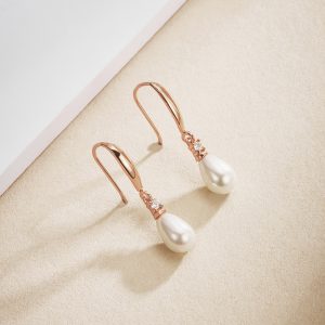French Romantic Vintage Pearl Earrings S925 Silver Women's Light Luxury Stud Earrings Temu Cross-border E-commerce Jewelry Wholesale