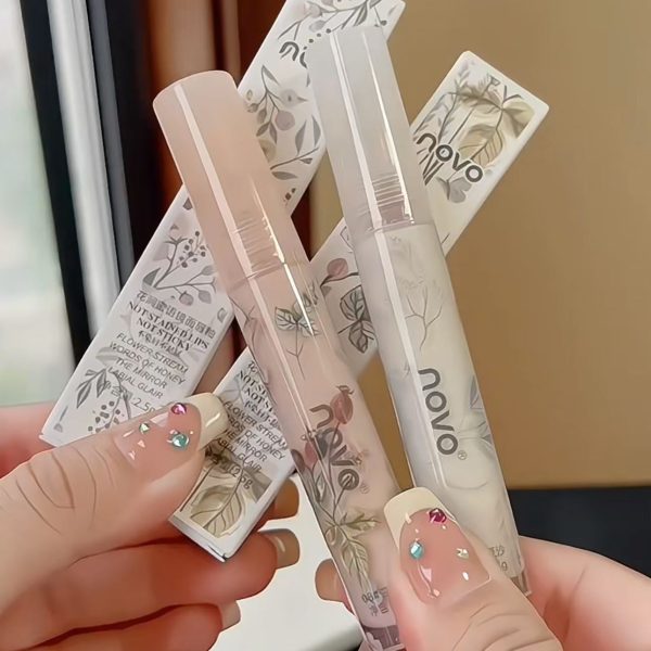 Makeup NOVO Flower Stream Honey Whisper Water Glow Mirror Lip Glaze Lip Moisturizing Moisturizing School Girls Lip Gloss Lipstick