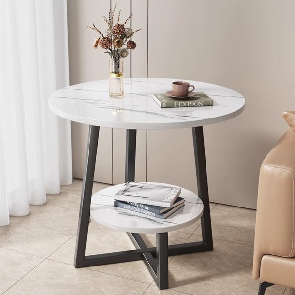 Movable sofa, side cabinet, living room, home tea table, storage rack, bedside small round table, storage balcony table