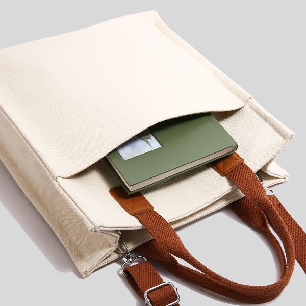 New cross-body handbag bag women's printable logo set canvas bag ins high-end design backpack DIY - Image 2