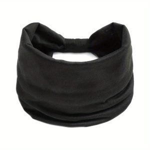 Exercise sweatband, wash face and tie hair, ladies wide headband, bohemian knot, african yoga, running, workout bandana
