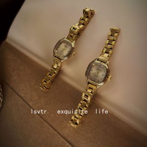 LSVTR new manufacturer wholesale foreign trade live vintage style mini small gold watch French retro light luxury watch woman