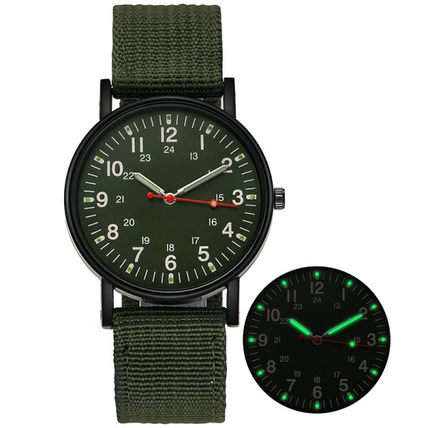 Men's watch nylon braided with casual sports watch ins wind versatile waterproof student sports quartz watch - Image 5