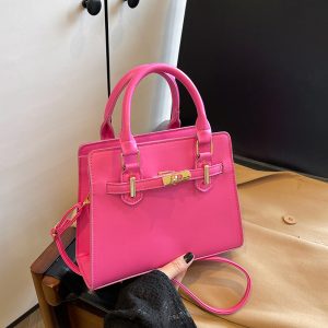 Simple Retro Handheld Kelly Bag Women's Spring Summer 2025 New Trendy Shoulder Bag Fashion Commuter Crossbody Square Bag