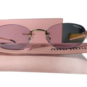 New fashion ladies rimless sunglasses Zhang Yuanying with the same sunglasses cross-border outdoor travel sunscreen goggles