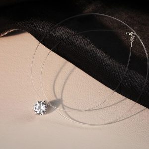 A pretty good life, Sun Li, Hu Manli, the same mermaid tears necklace, women's light luxury, high-end sense niche, clavicle chain tide