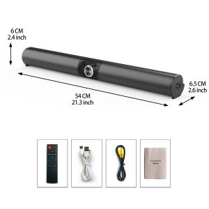 New soundbar bluetooth speaker desktop TV computer long subwoofer home gaming audio