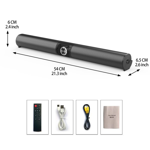 New soundbar bluetooth speaker desktop TV computer long subwoofer home gaming audio - Image 4