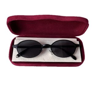European and American small frame oval sunglasses female trendy Internet celebrity same small face UV protection American retro sunglasses ins