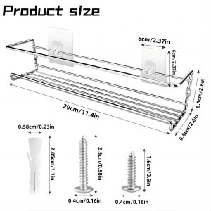 Cross border metal storage rack kitchen wall mounted spice rack punching-free kitchen cabinet door storage shelf spice rack